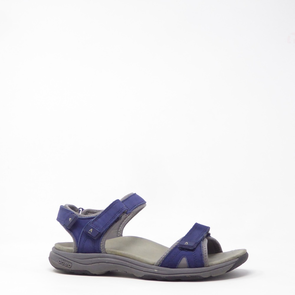 Abeo Goleta Women Sandals Blue Strappy Comfort 9 Neutral
